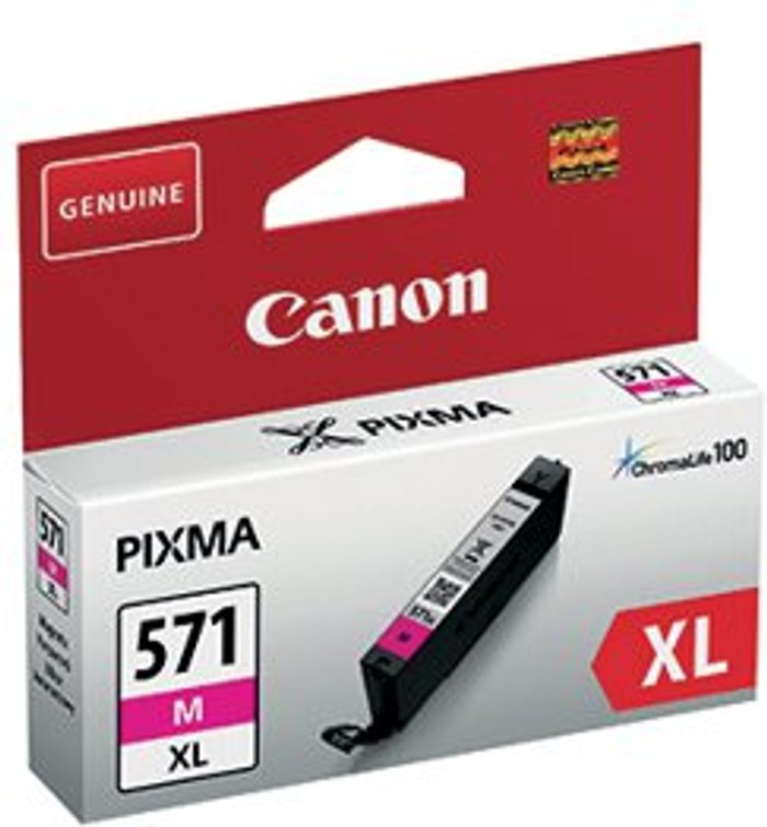 Office Monster | Canon Canon CLI-571XL Inkjet Cartridge High Yield Magenta 0333C001 Canon Canon CLI-571XL Inkjet Cartridge High Yield Magenta 0333C001
