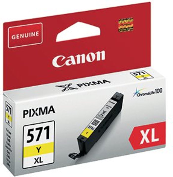 Office Monster | Canon Canon CLI-571XL Inkjet Cartridge High Yield Yellow 0334C001 Canon Canon CLI-571XL Inkjet Cartridge High Yield Yellow 0334C001