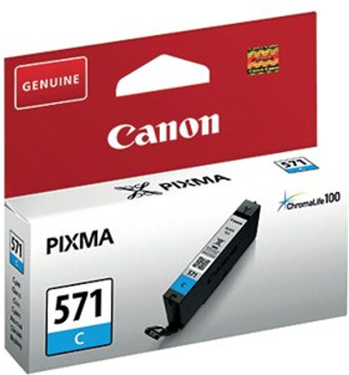 Office Monster | Canon Canon CLI-571C Inkjet Cartridge Cyan 0386C001 Canon Canon CLI-571C Inkjet Cartridge Cyan 0386C001