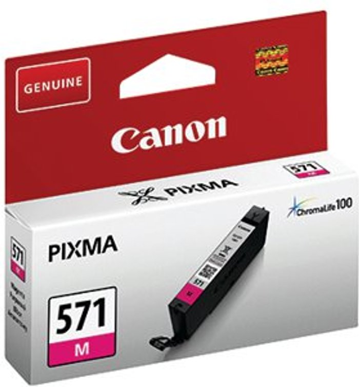 Office Monster | Canon Canon CLI-571M Magenta Ink Cartridge 0387C001 Canon Canon CLI-571M Magenta Ink Cartridge 0387C001