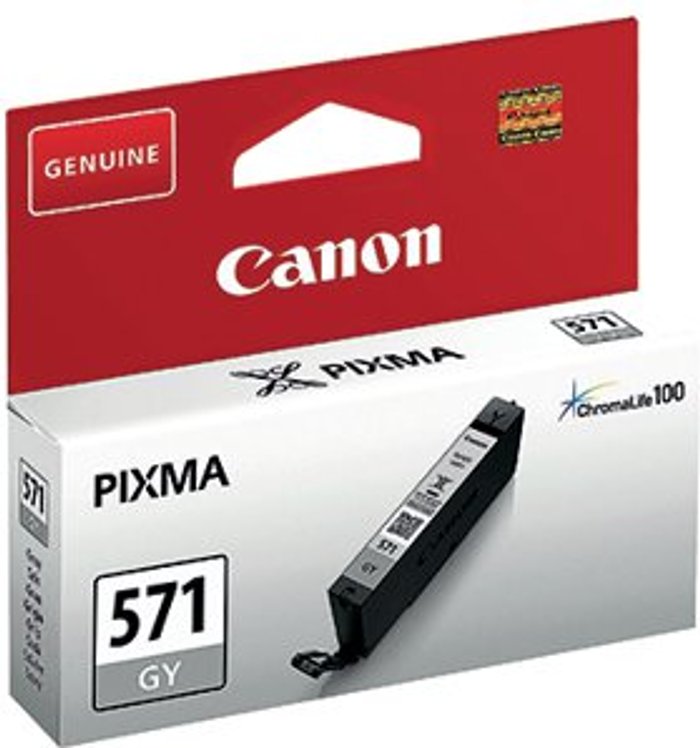 Office Monster | Canon Canon CLI-571GY Inkjet Cartridge Grey 0389C001 Canon Canon CLI-571GY Inkjet Cartridge Grey 0389C001