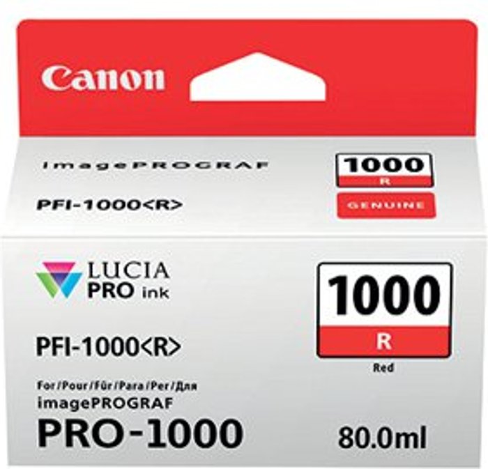 Office Monster | Canon Canon Pro-1000 Red Ink Tank 0554C001 Canon Canon Pro-1000 Red Ink Tank 0554C001