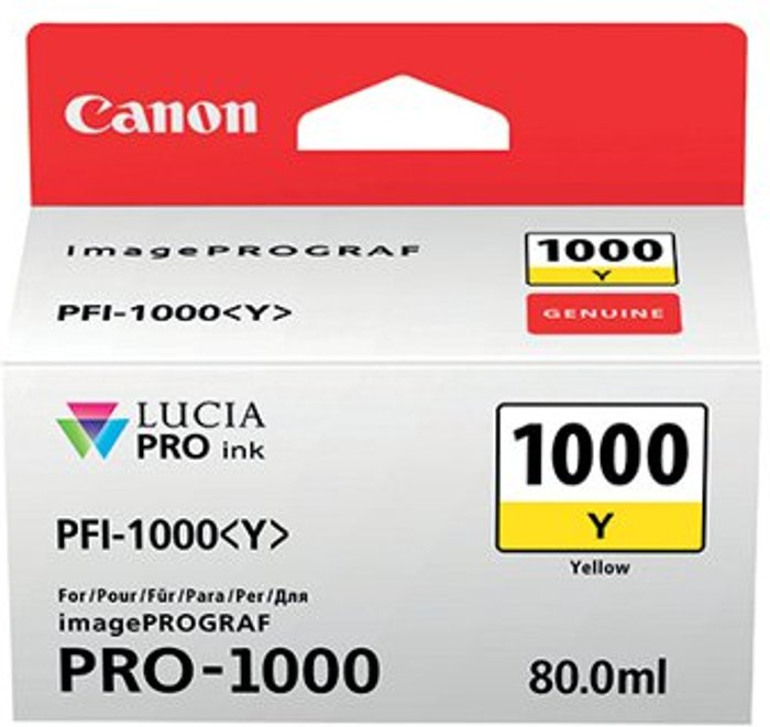Office Monster | Canon Canon Pro-1000 Yellow Ink Tank 0549C001 Canon Canon Pro-1000 Yellow Ink Tank 0549C001