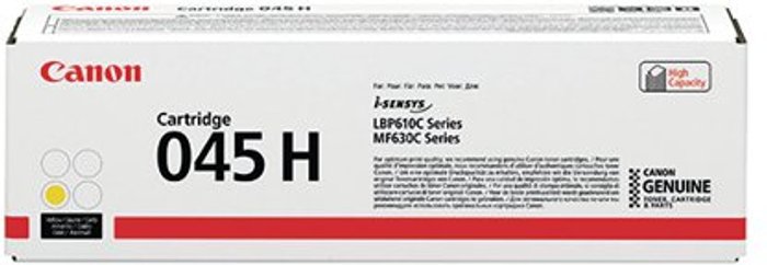 Office Monster | Canon Canon 045H Toner Cartridge High Yield Yellow 1243C002 Canon Canon 045H Toner Cartridge High Yield Yellow 1243C002