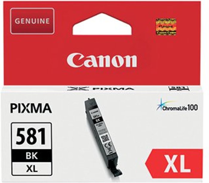 Office Monster | Canon Canon CLI-581XL BK Inkjet Cartridge High Yield Black 2052C001 Canon Canon CLI-581XL BK Inkjet Cartridge High Yield Black 2052C001