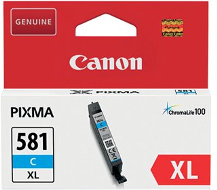 Office Monster | Canon Canon CLI-581XL Cyan Ink Cartridge 2049C001 Canon Canon CLI-581XL Cyan Ink Cartridge 2049C001