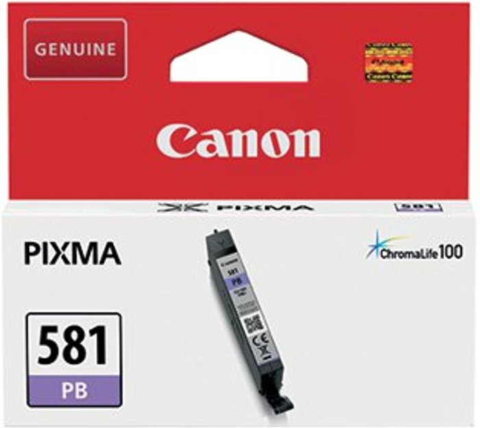 Office Monster | Canon Canon CLI-581 Photo Blue Ink Cartridge 2107C001 Canon Canon CLI-581 Photo Blue Ink Cartridge 2107C001