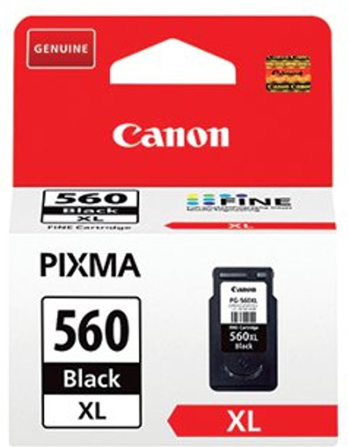 Office Monster | Canon Canon PG-560 XL Black High Yield Ink Cartridge 3712C001 Canon Canon PG-560 XL Black High Yield Ink Cartridge 3712C001