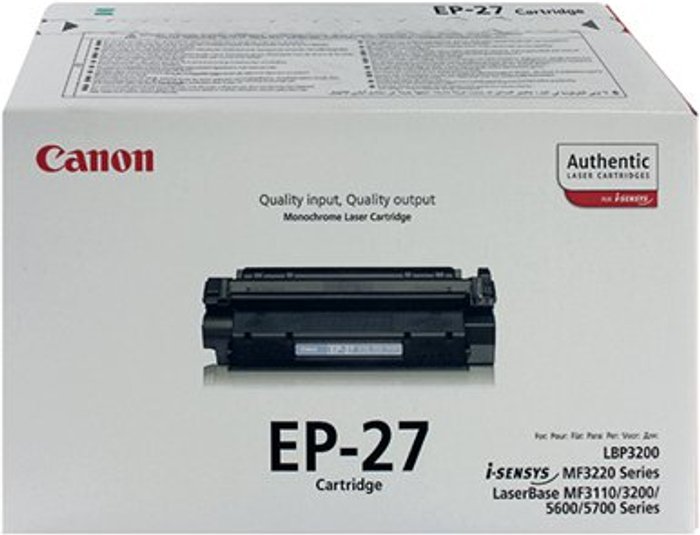 Office Monster | Canon Canon EP-27 Toner Cartridge Black 8489A002 Canon Canon EP-27 Toner Cartridge Black 8489A002