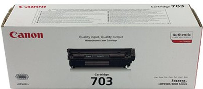 Office Monster | Canon Canon 703BK Toner Cartridge Black 7616A005 Canon Canon 703BK Toner Cartridge Black 7616A005