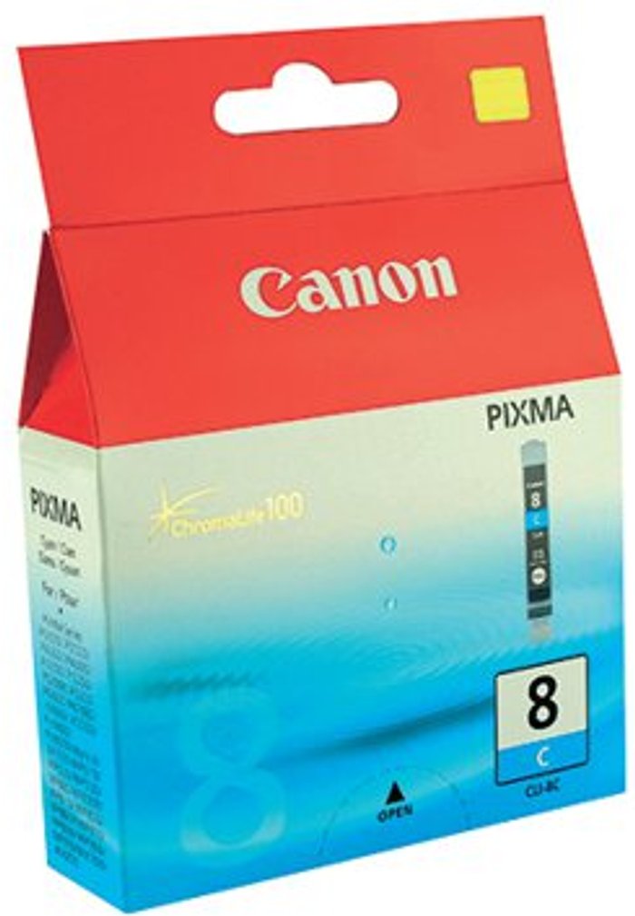 Office Monster | Canon Canon CLI-8C Inkjet Cartridge Cyan 0621B001 Canon Canon CLI-8C Inkjet Cartridge Cyan 0621B001