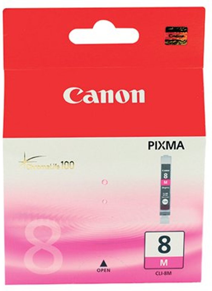 Office Monster | Canon Canon CLI-8M Magenta Inkjet Cartridge 0622B001 Canon Canon CLI-8M Magenta Inkjet Cartridge 0622B001