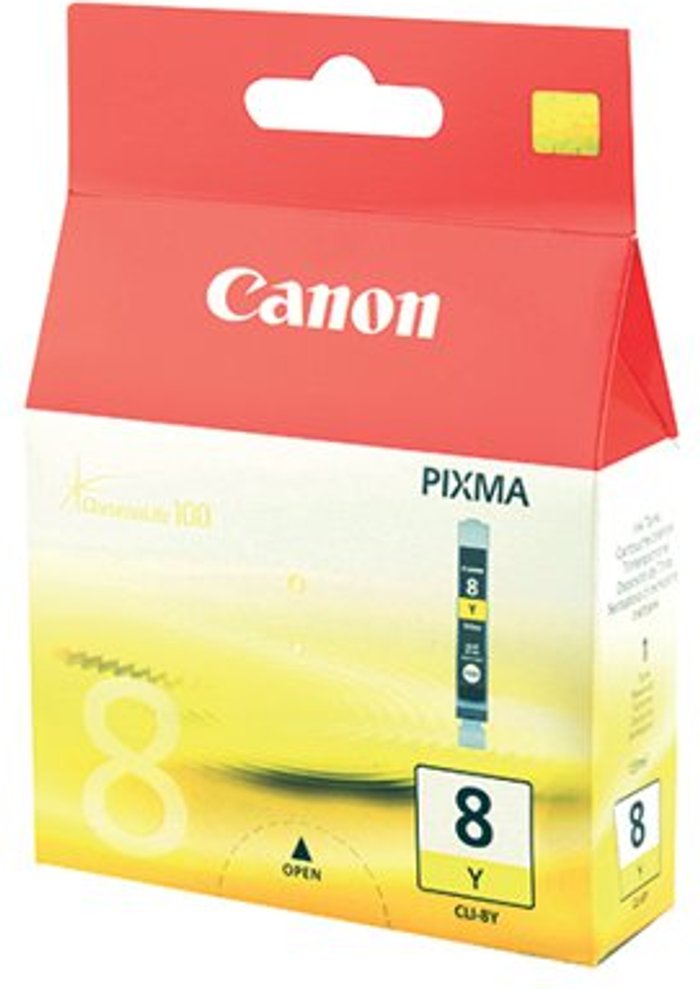Office Monster | Canon Canon CLI-8Y Inkjet Cartridge Yellow 0623B001 Canon Canon CLI-8Y Inkjet Cartridge Yellow 0623B001