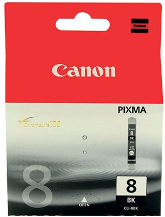 Office Monster | Canon Canon CLI-8BK Inkjet Cartridge Black 0620B001 Canon Canon CLI-8BK Inkjet Cartridge Black 0620B001