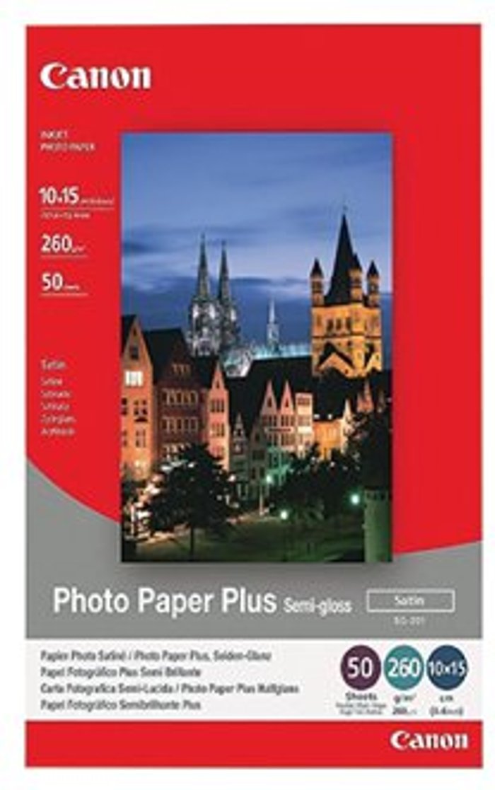 Office Monster | Canon CANON 100 x 150 mm Photo Paper - 50 Sheets Canon CANON 100 x 150 mm Photo Paper - 50 Sheets