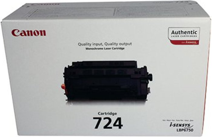 Office Monster | Canon Canon 724 Black Toner Cartridge 3482B002AA Canon Canon 724 Black Toner Cartridge 3482B002AA