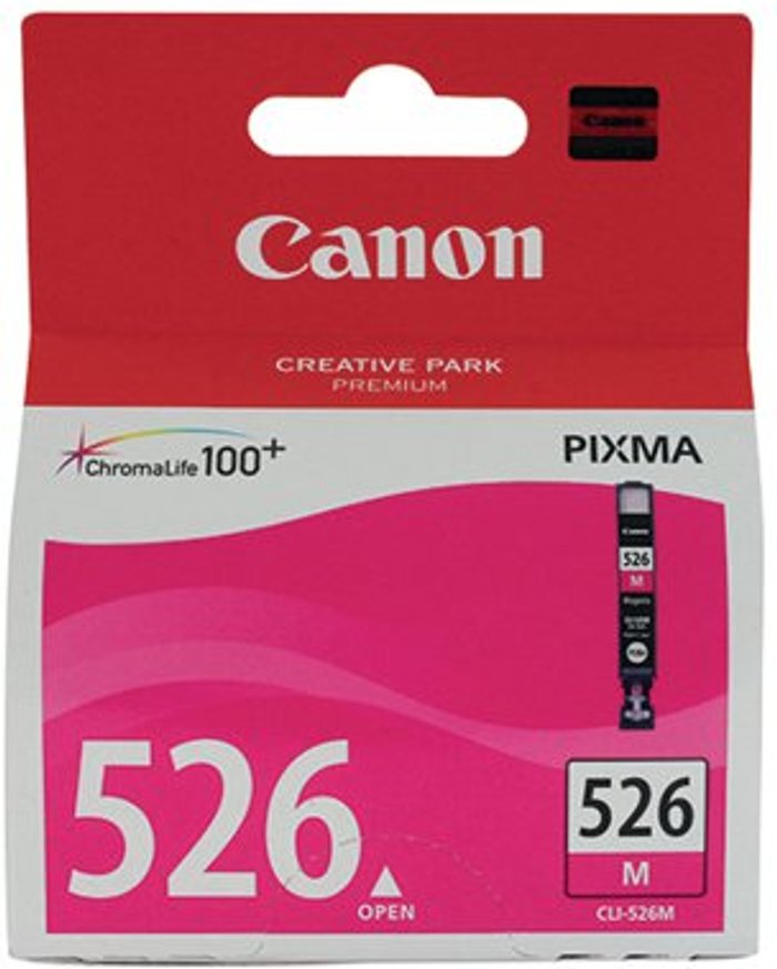 Office Monster | Canon Canon CLI-526M Magenta Inkjet Cartridge (Capacity: 495 pages) 4542B001 Canon Canon CLI-526M Magenta Inkjet Cartridge (Capacity: 495 pages) 4542B001