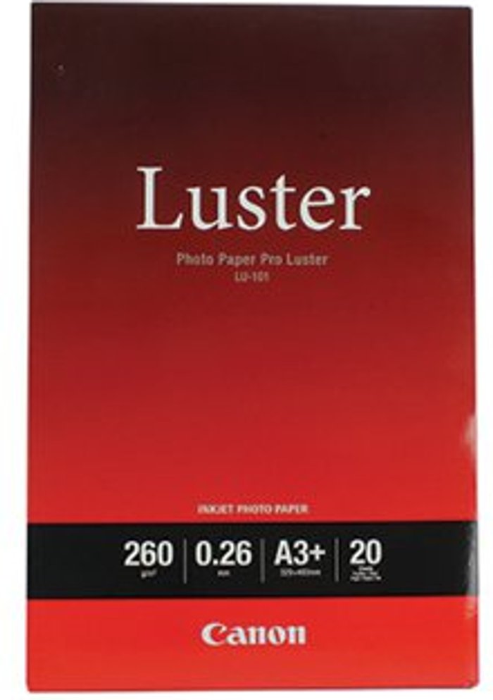 Office Monster | Canon Canon A3 Pro Luster Photo Paper Plus (Pack of 20) 6211B008 Canon Canon A3 Pro Luster Photo Paper Plus (Pack of 20) 6211B008