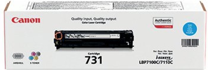 Office Monster | Canon Canon 731C Cyan Toner Cartridge 6271B002 Canon Canon 731C Cyan Toner Cartridge 6271B002