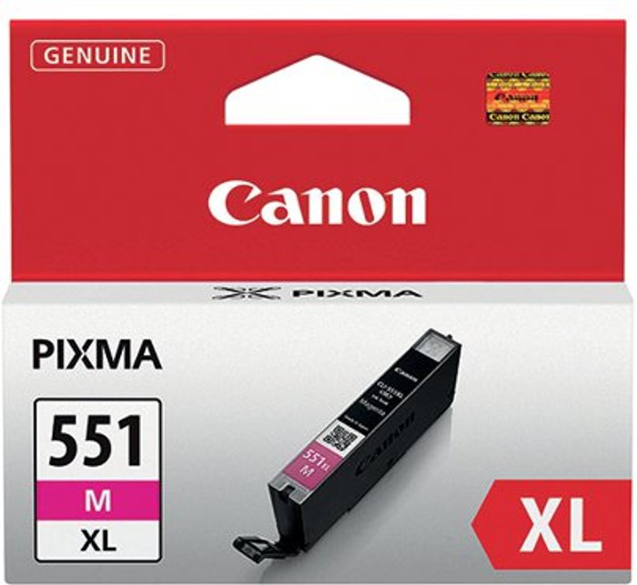 Office Monster | Canon Canon CLI-551M XL High Yield Inkjet Cartridge Magenta 6445B001 Canon Canon CLI-551M XL High Yield Inkjet Cartridge Magenta 6445B001