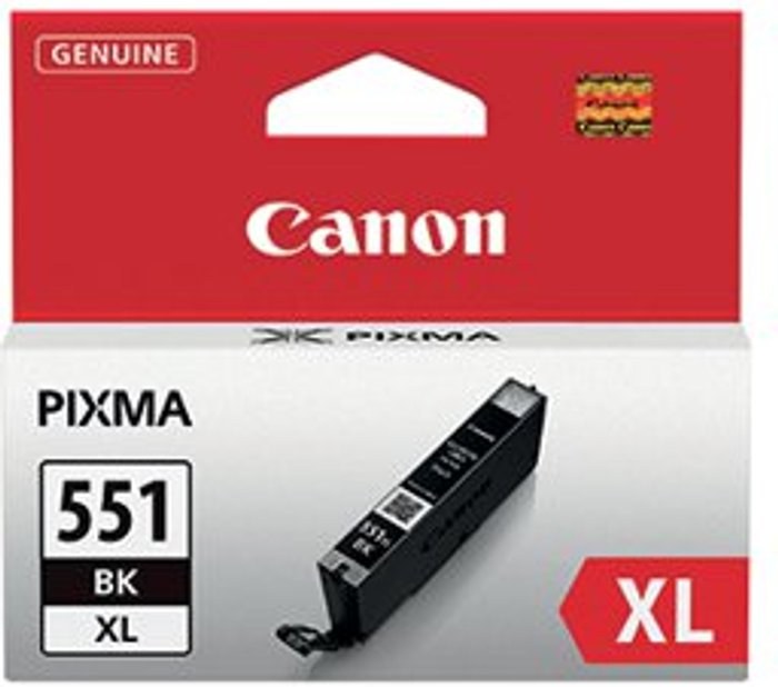 Office Monster | Canon Canon CLI-551BK XL High Yield Inkjet Cartridge Black 6443B001 Canon Canon CLI-551BK XL High Yield Inkjet Cartridge Black 6443B001