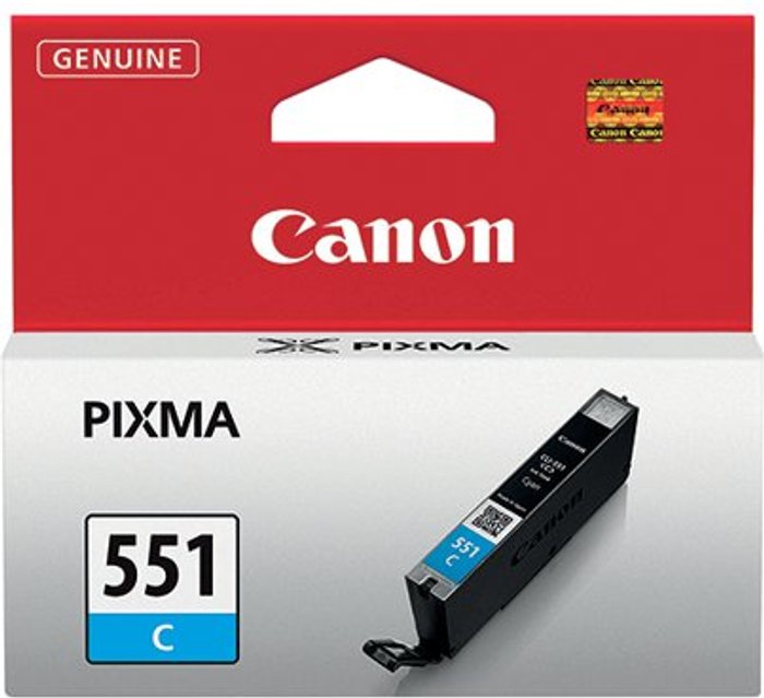 Office Monster | Canon Canon CLI-551C Cyan Ink Cartridge 6509B001 Canon Canon CLI-551C Cyan Ink Cartridge 6509B001