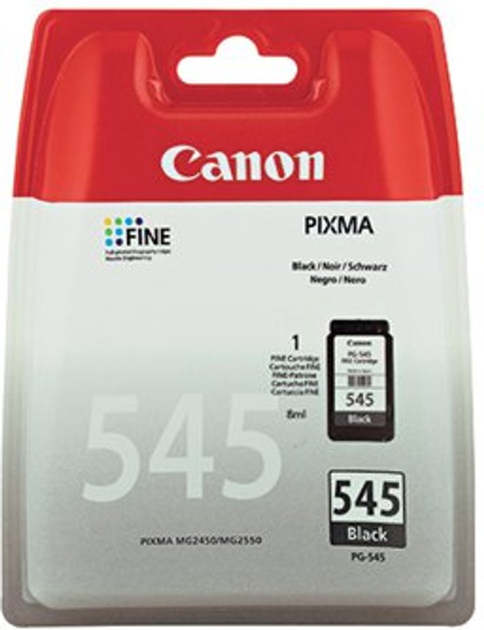 Office Monster | Canon CANON PG-545 Black Ink Cartridge Canon CANON PG-545 Black Ink Cartridge