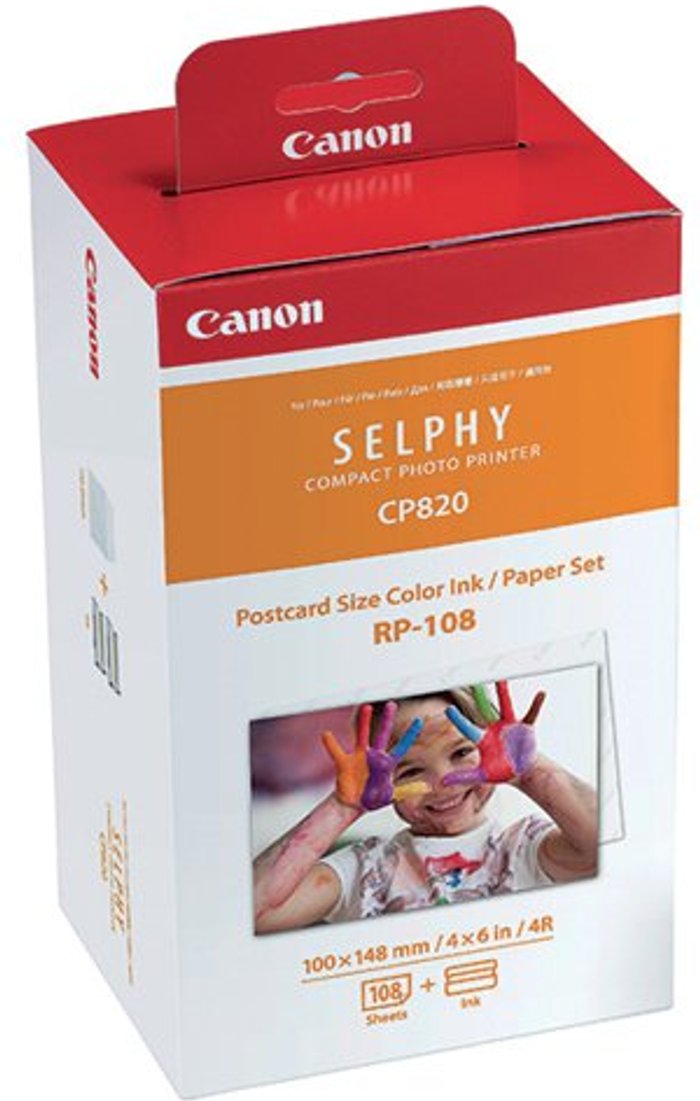 Office Monster | Canon Canon RP-108IP Colour High Capacity Ink/Paper Set 8568B001AA Canon Canon RP-108IP Colour High Capacity Ink/Paper Set 8568B001AA