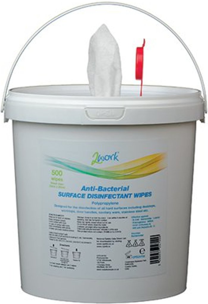 Office Monster | Ecotech 2Work Disinfectant Wipes (Pack of 500) EBSD500 Ecotech 2Work Disinfectant Wipes (Pack of 500) EBSD500