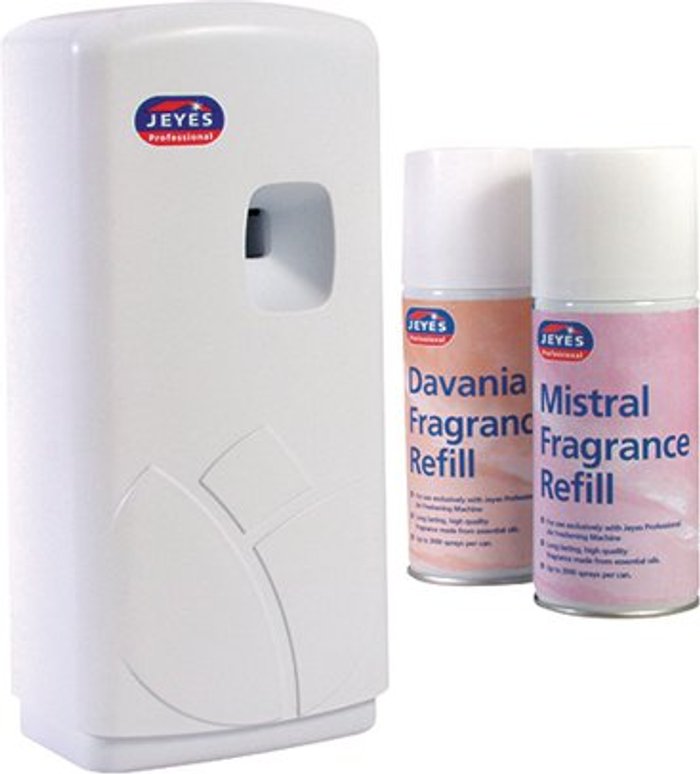 Office Monster | Jeyes Jeyes Air Freshening Machine Starter Pack VJEY671200 Jeyes Jeyes Air Freshening Machine Starter Pack VJEY671200