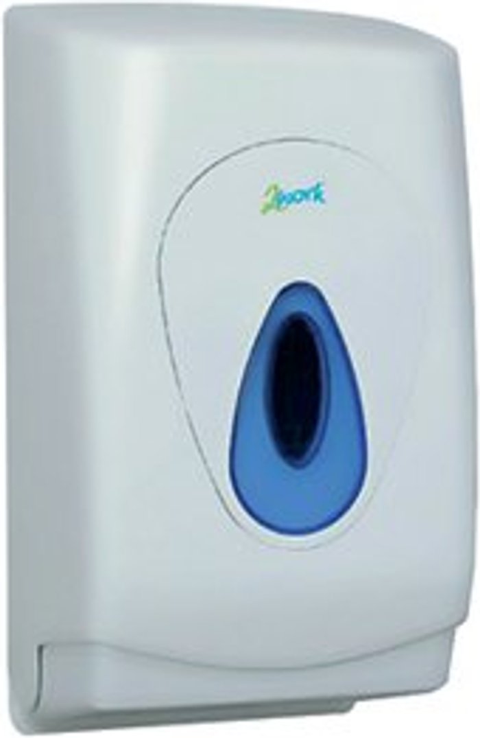 Office Monster | 2Work 2Work Bulk Pack Toilet Tissue Dispenser White CPD97304 2Work 2Work Bulk Pack Toilet Tissue Dispenser White CPD97304