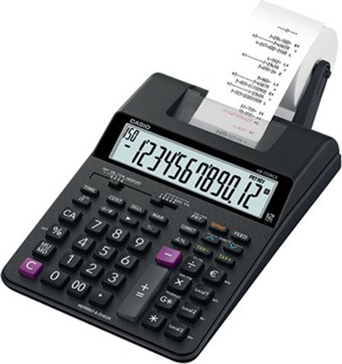 Office Monster | Casio Casio 12 Digit Display Printing Calculator HR150RCE Casio Casio 12 Digit Display Printing Calculator HR150RCE