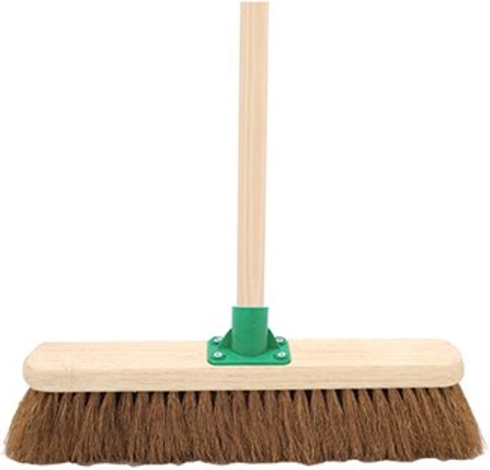 Office Monster | Bentley Coco Soft Broom with Handle 18 Inch G.01/Black T/C4 Bentley Coco Soft Broom with Handle 18 Inch G.01/Black T/C4