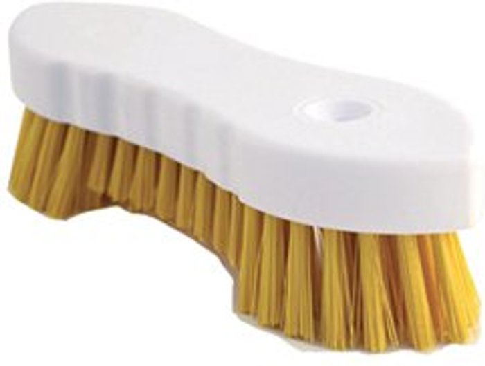 Office Monster | Bentley Hand Held Scrubbing Brush Yellow VOW/20164Y Bentley Hand Held Scrubbing Brush Yellow VOW/20164Y