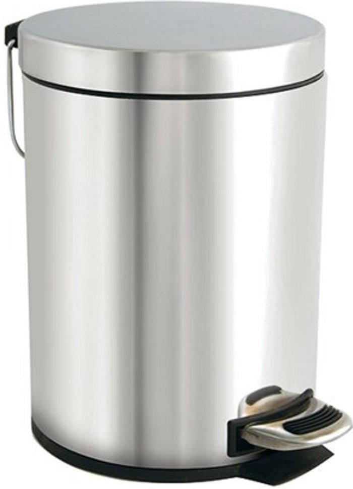 Office Monster | Bentley Stainless Steel Pedal Bin 5 Litre VOW/PB.05 Bentley Stainless Steel Pedal Bin 5 Litre VOW/PB.05