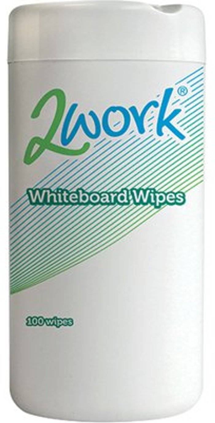 Office Monster | 2Work 2Work Whiteboard Cleaning Wipes (Pack of 100) DB50372 2Work 2Work Whiteboard Cleaning Wipes (Pack of 100) DB50372