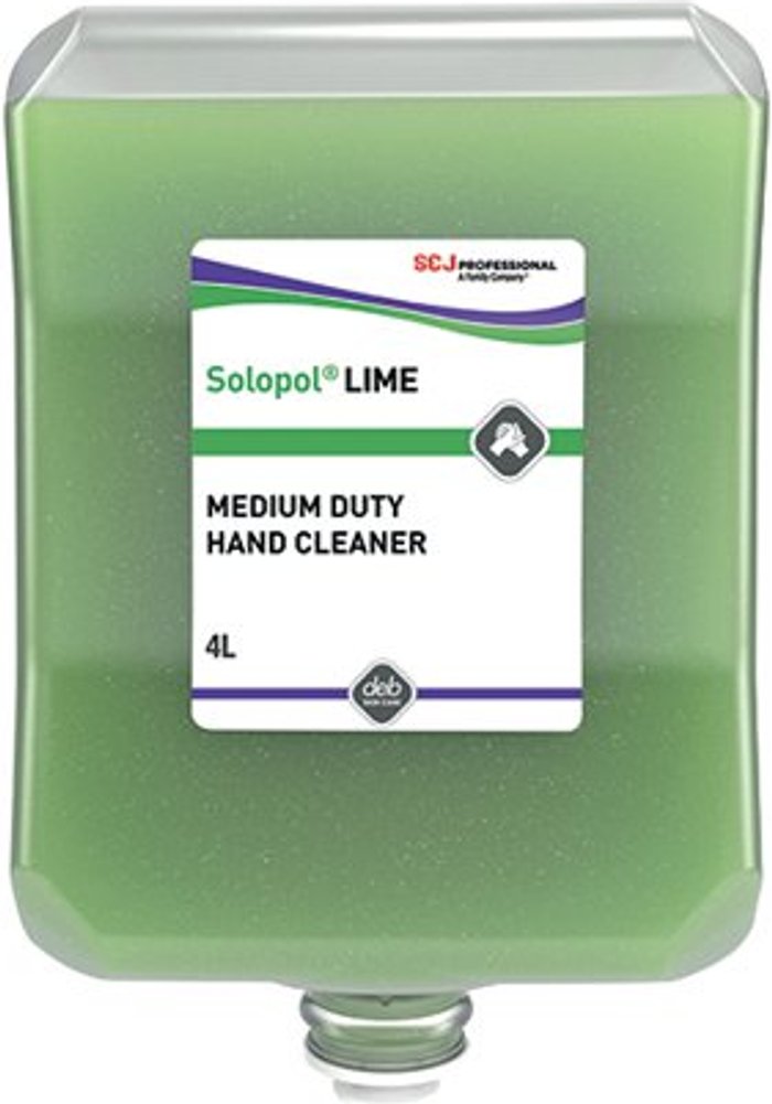 Office Monster | Deb Deb Solopol Lime Wash 4 Litre Cartridge LIM4LTR Deb Deb Solopol Lime Wash 4 Litre Cartridge LIM4LTR