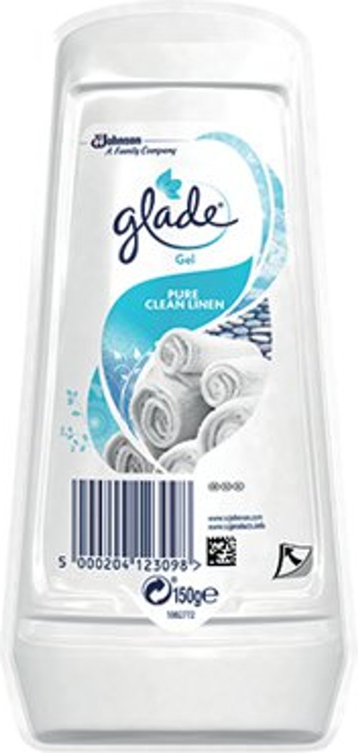 Office Monster | Glade Glade Clean Linen Gel Air Freshener 313344 Glade Glade Clean Linen Gel Air Freshener 313344