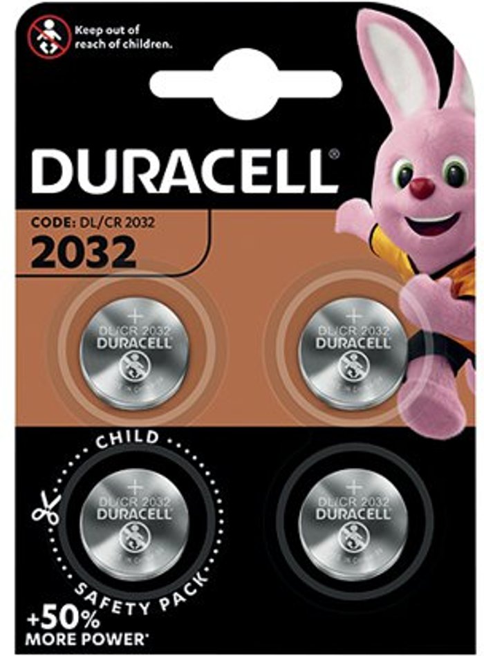 Office Monster | Duracell Duracell 2032 Lithium Coin Batteries - 4 Pack Duracell Duracell 2032 Lithium Coin Batteries - 4 Pack