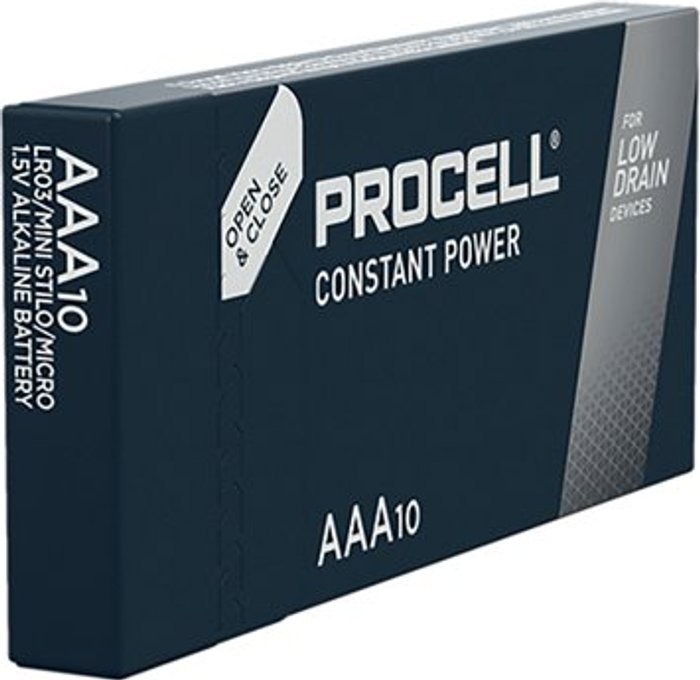 Office Monster | Duracell Procell Constant Duracell Procell Constant AAA Battery (Pack of 10) 5000394149199 Duracell Procell Constant Duracell Procell Constant AAA Battery (Pack of 10) 5000394149199
