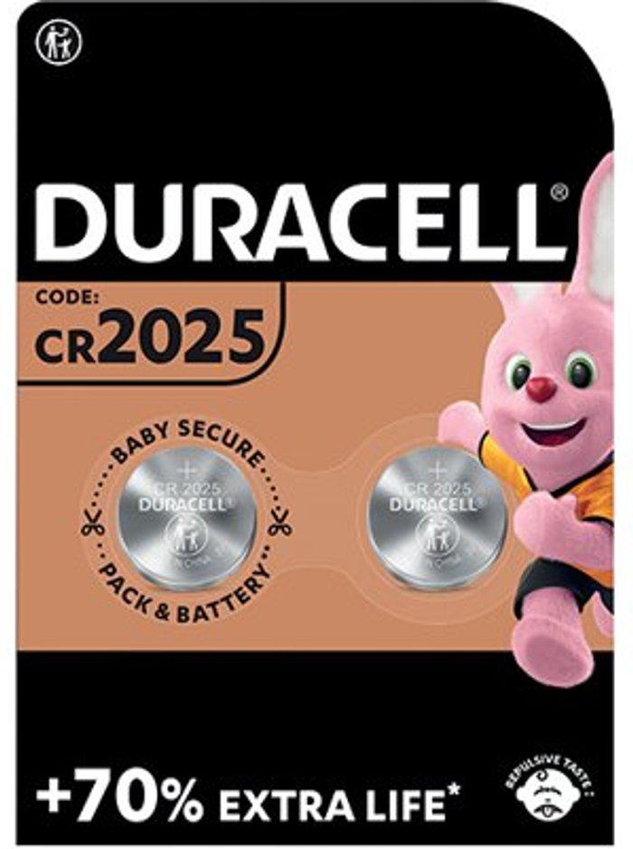 Office Monster | Duracell DURACELL DL2025/CR2025/ECR2025 Lithium Batteries Duracell DURACELL DL2025/CR2025/ECR2025 Lithium Batteries