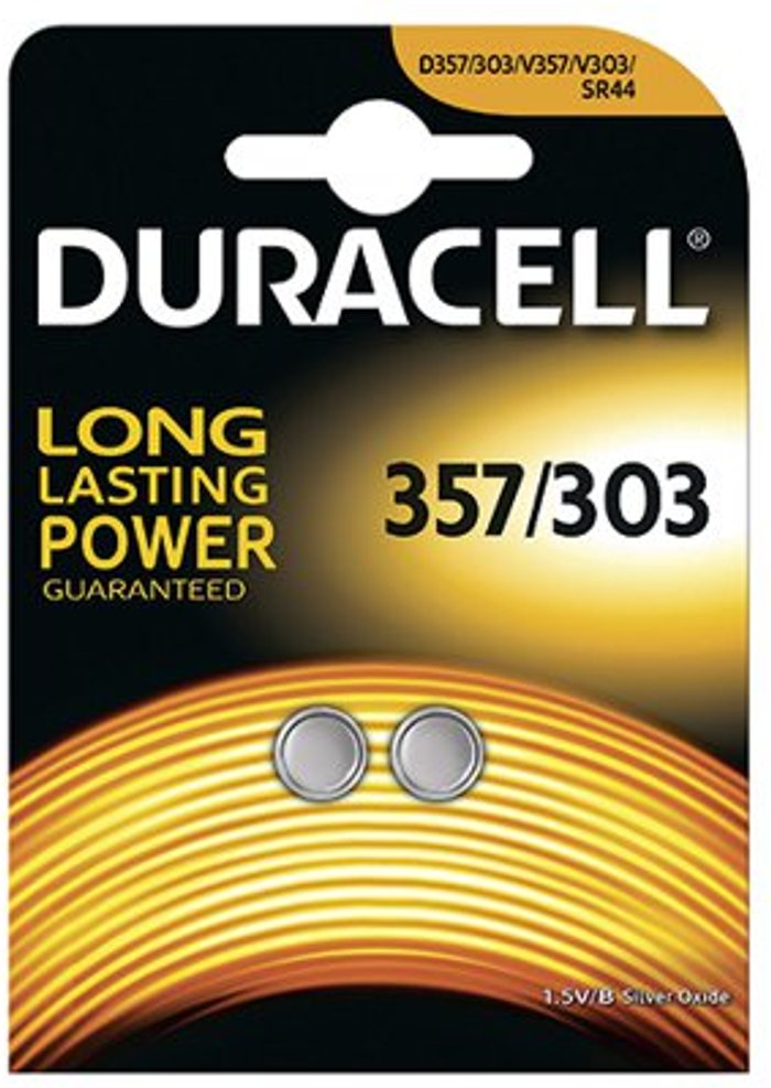 Office Monster | Duracell Silver Oxide Duracell 1.5V Silver Oxide Button Battery (Pack of 2) 75053932 Duracell Silver Oxide Duracell 1.5V Silver Oxide Button Battery (Pack of 2) 75053932