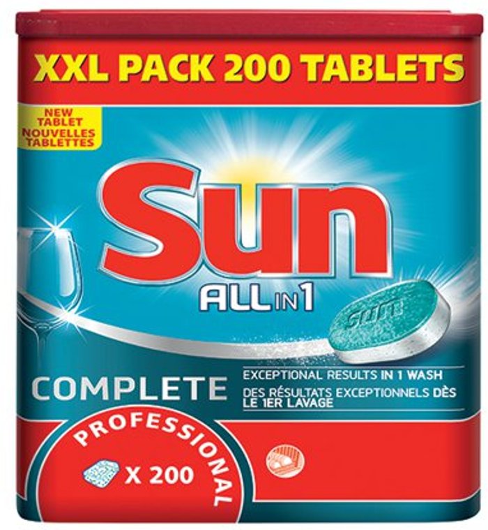 Office Monster | Diversey Sun Professional Dishwasher Tablets (Pack of 200) 7515858 Diversey Sun Professional Dishwasher Tablets (Pack of 200) 7515858