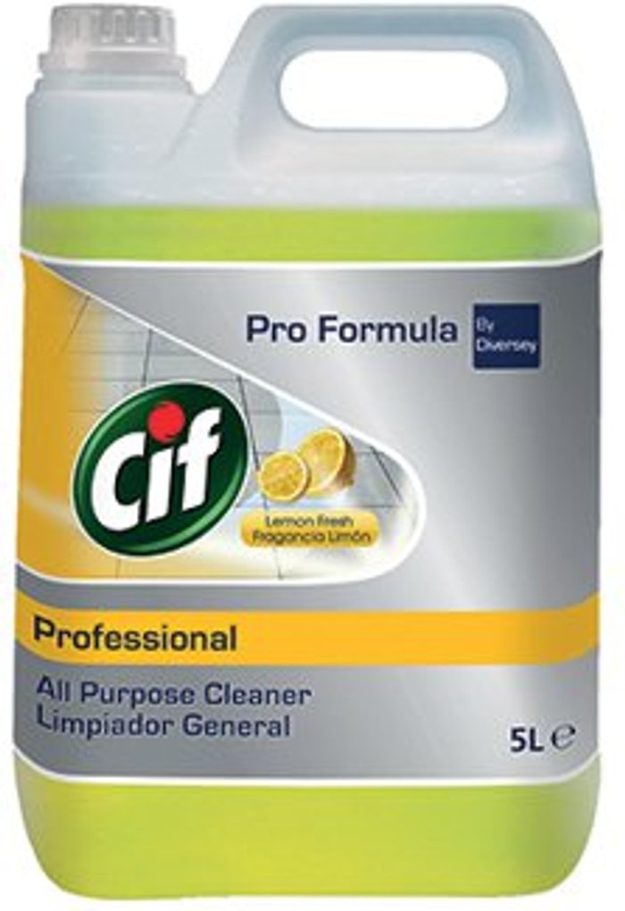 Office Monster | Cif CIF Professional All Purpose Cleaner Lemon 5 Litre 7517879 Cif CIF Professional All Purpose Cleaner Lemon 5 Litre 7517879