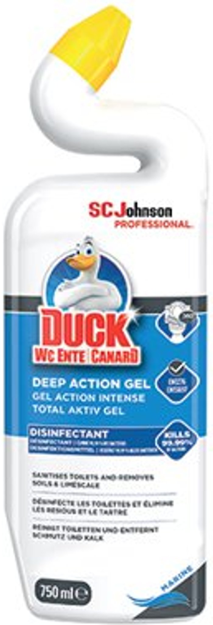 Office Monster | Duck Duck Deep Action Gel Toilet Cleaner Marine 750ml 320227 Duck Duck Deep Action Gel Toilet Cleaner Marine 750ml 320227
