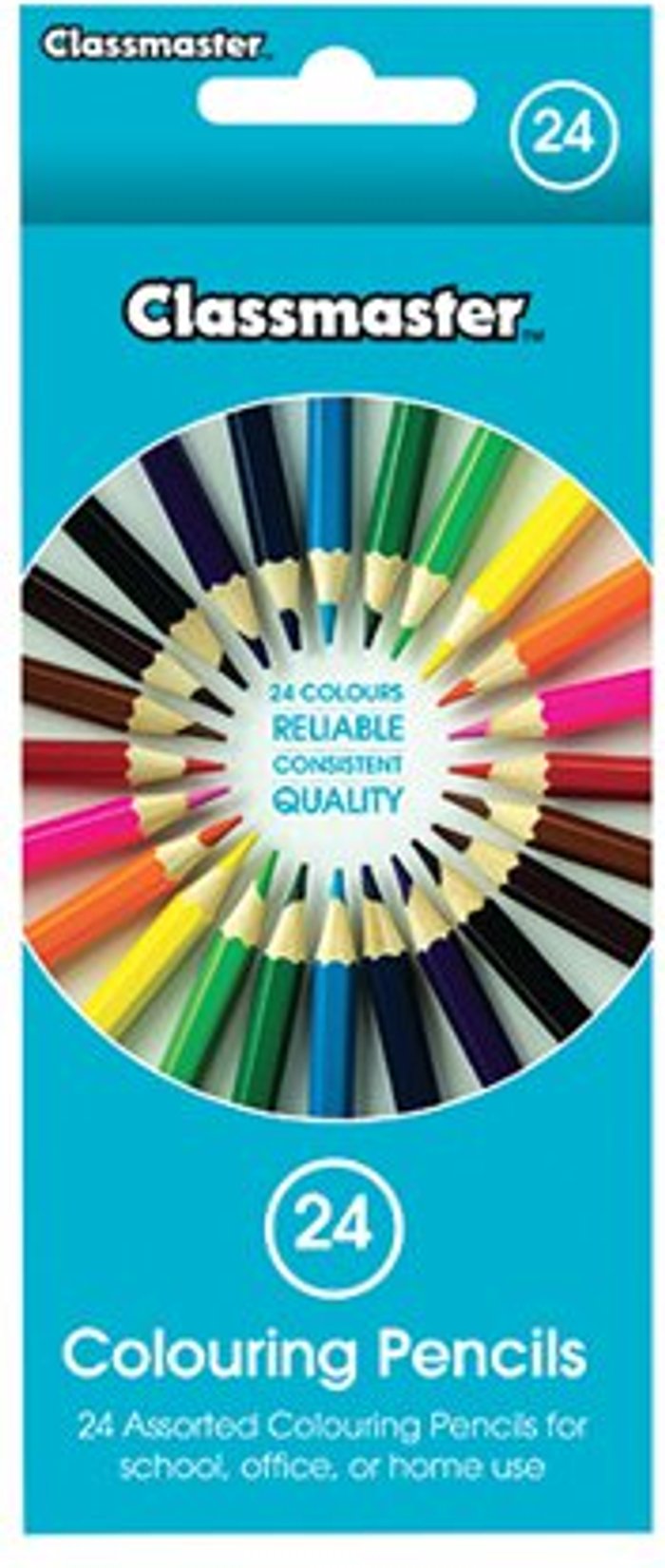 Office Monster | Classmaster Classmaster Colouring Pencils Assorted (Pack of 24) CPW24 Classmaster Classmaster Colouring Pencils Assorted (Pack of 24) CPW24