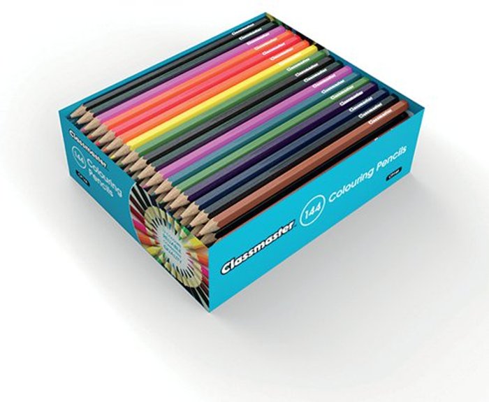 Office Monster | Classmaster Classmaster Colouring Pencils Assorted (Pack of 144) CP144 Classmaster Classmaster Colouring Pencils Assorted (Pack of 144) CP144