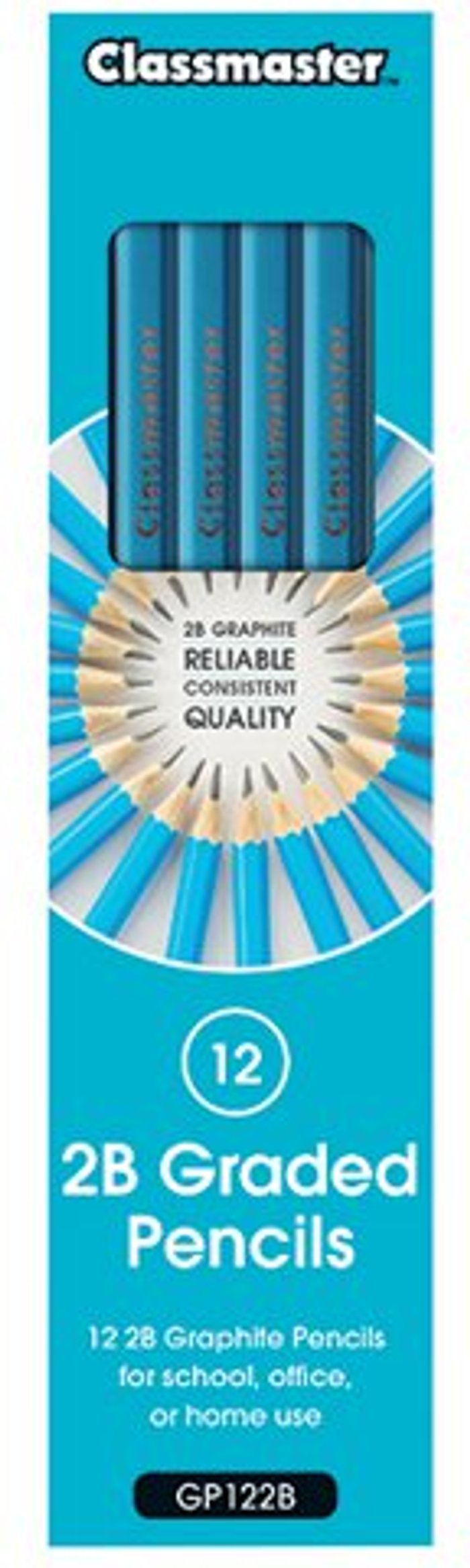 Office Monster | Classmaster Classmaster 2B Pencil (Pack of 12) GP122B Classmaster Classmaster 2B Pencil (Pack of 12) GP122B