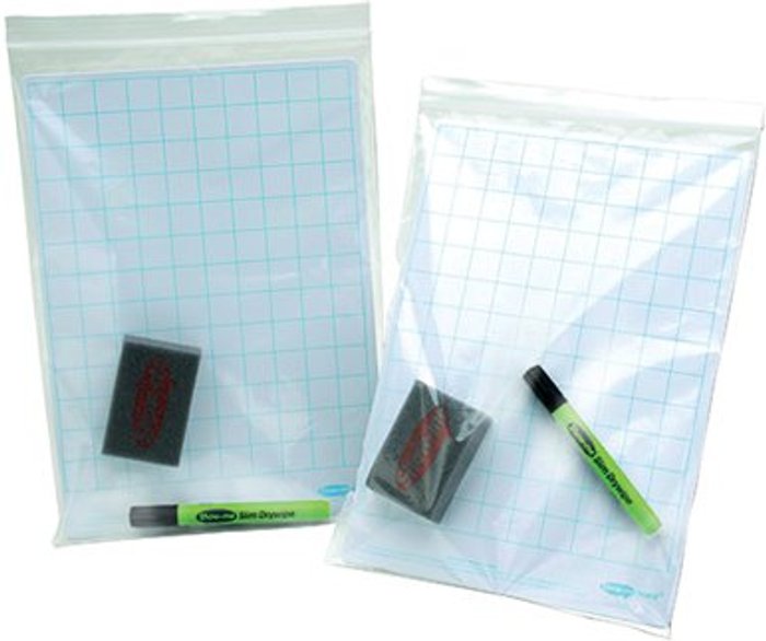 Office Monster | Show-me Show-me A3 Whiteboard Kit Storage Grip Seal Bags (Pack of 100) GA3 Show-me Show-me A3 Whiteboard Kit Storage Grip Seal Bags (Pack of 100) GA3
