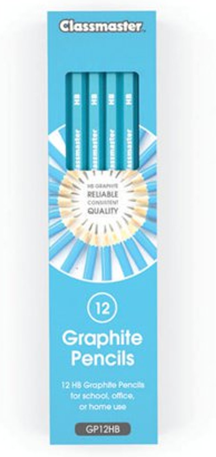 Office Monster | Classmaster Classmaster HB Pencil (Pack of 12) GP12HB Classmaster Classmaster HB Pencil (Pack of 12) GP12HB